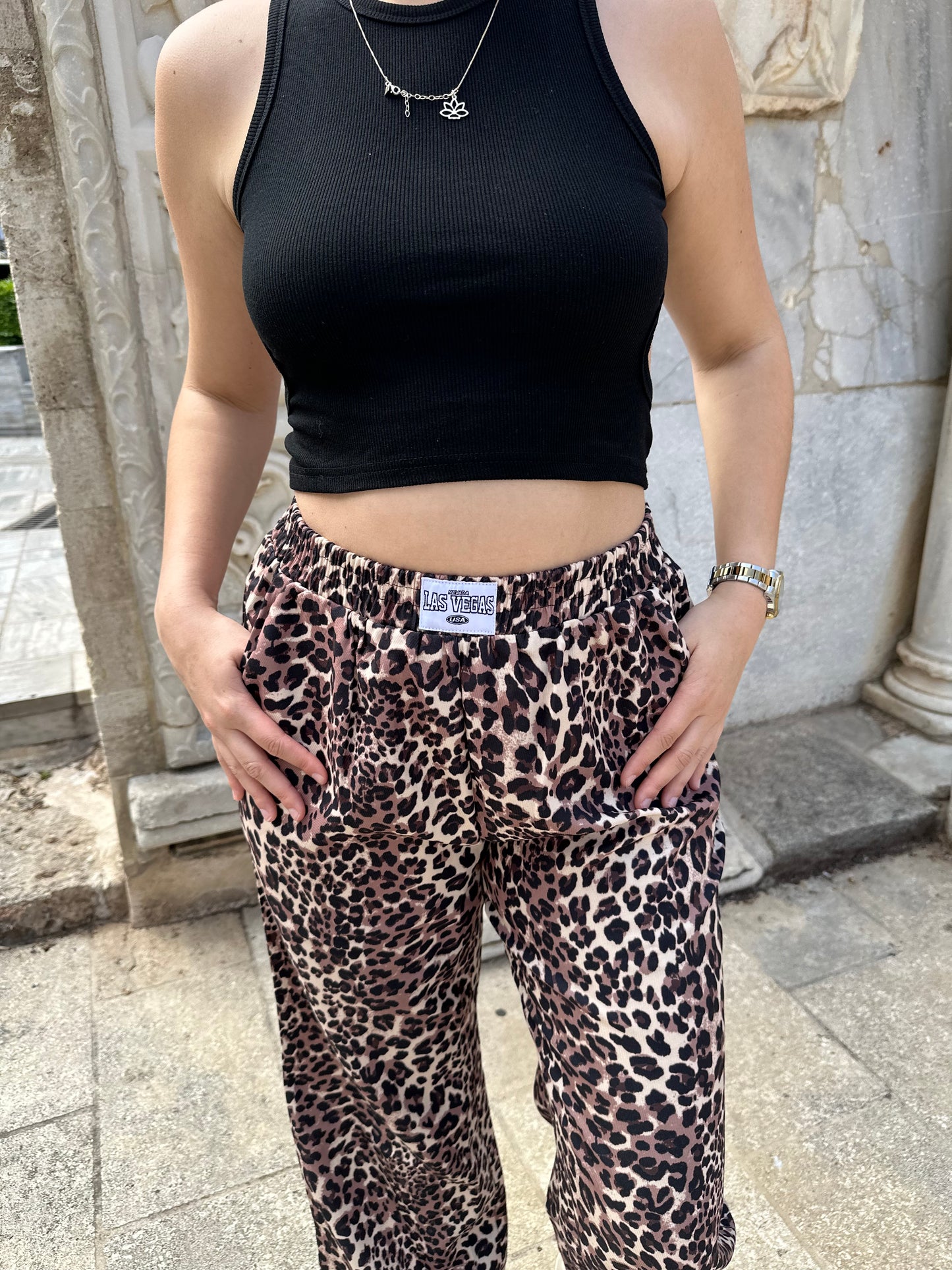 Cutout Round Neck Tank